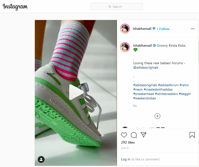 Hecho un desastre Grande Escultor How Adidas Originals Reached 7.6MN Users Through Instagram Reels